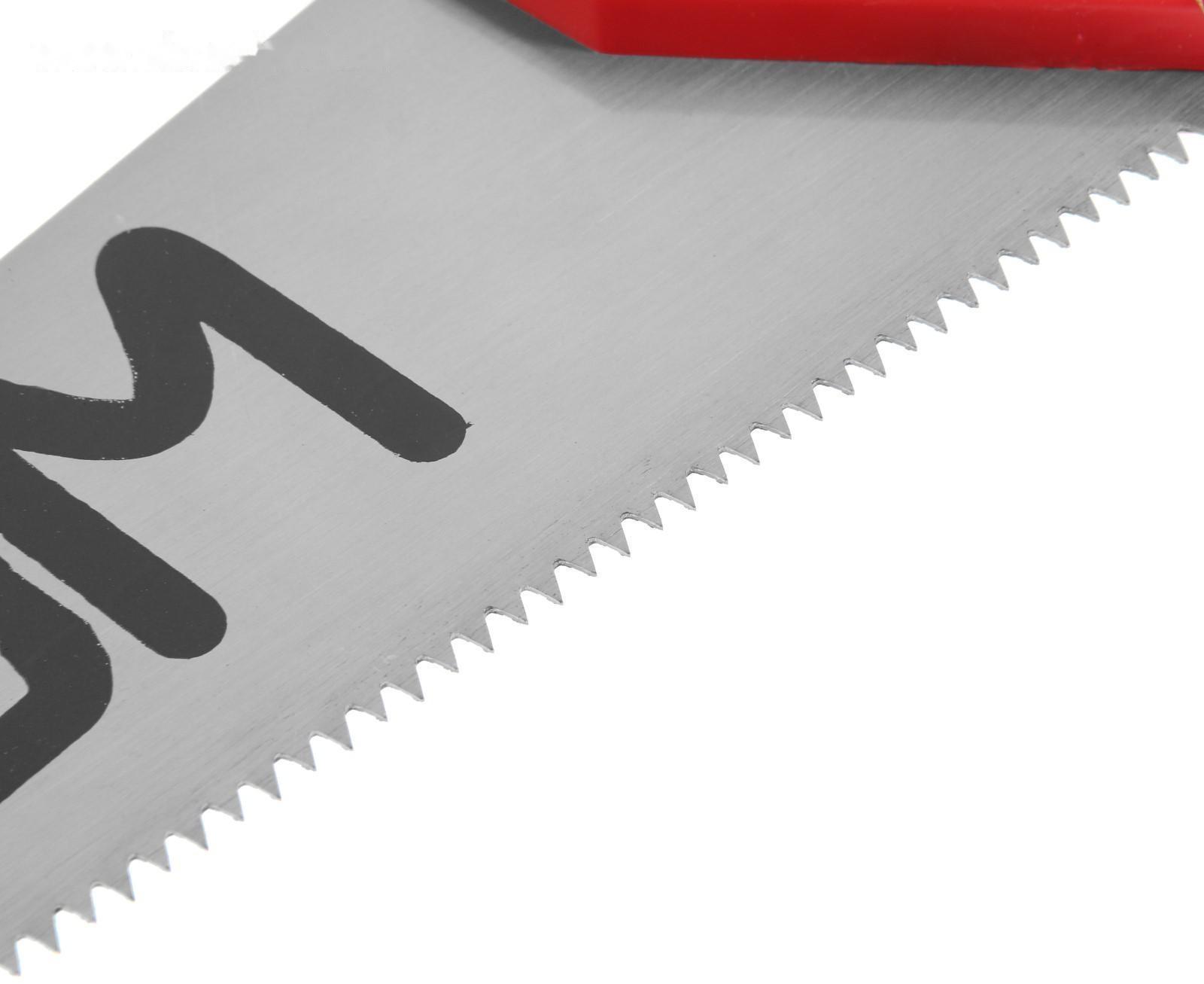 Ножовка по дереву ЛОМ, пластиковая рукоятка, 7-8 TPI, 400 мм
