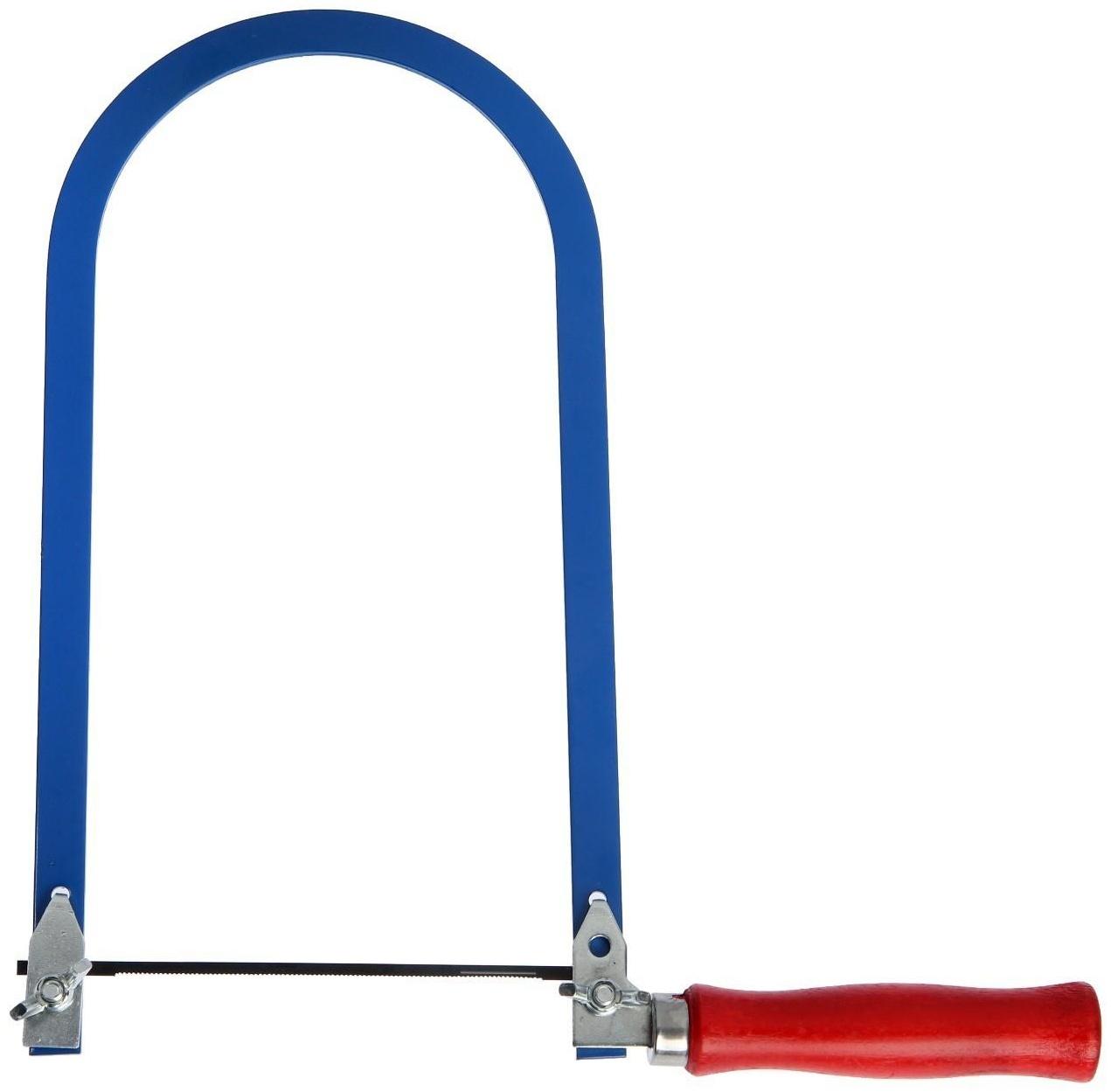 Лобзик по дереву ТУНДРА, деревянная рукоятка, 250 мм