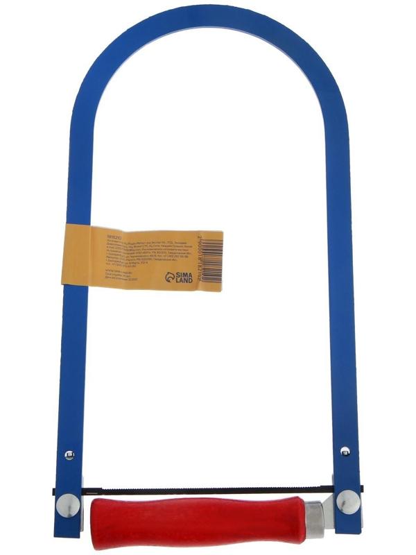 Лобзик по дереву ТУНДРА, деревянная рукоятка, 250 мм