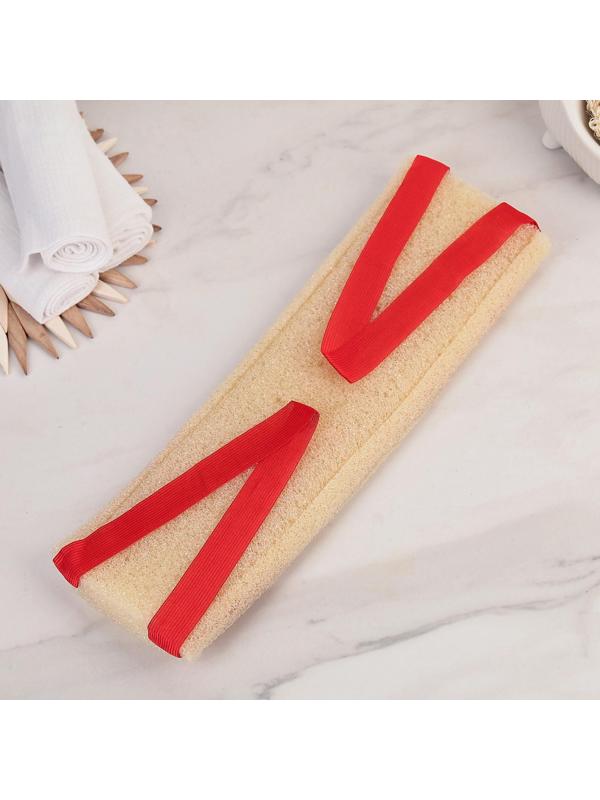 Губка для тела жёсткая «Шахтёрская», 36,5×11,5 см, цвет МИКС