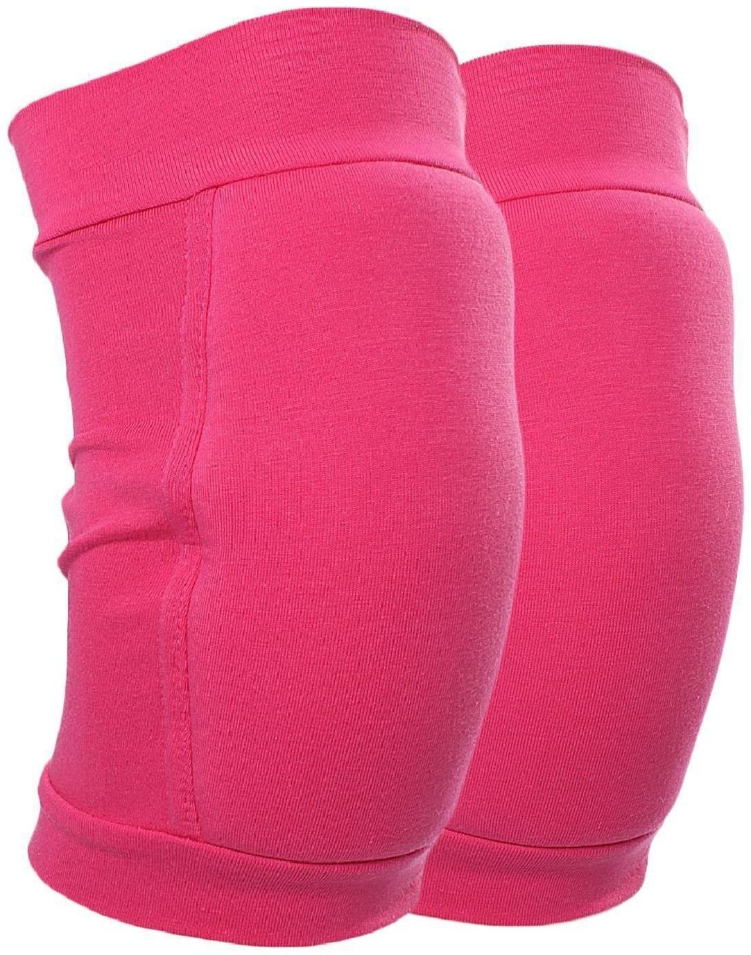 Наколенник для гимнастики и танцев с уплотнителем, размер S, 7-10 лет, цвет фуксия