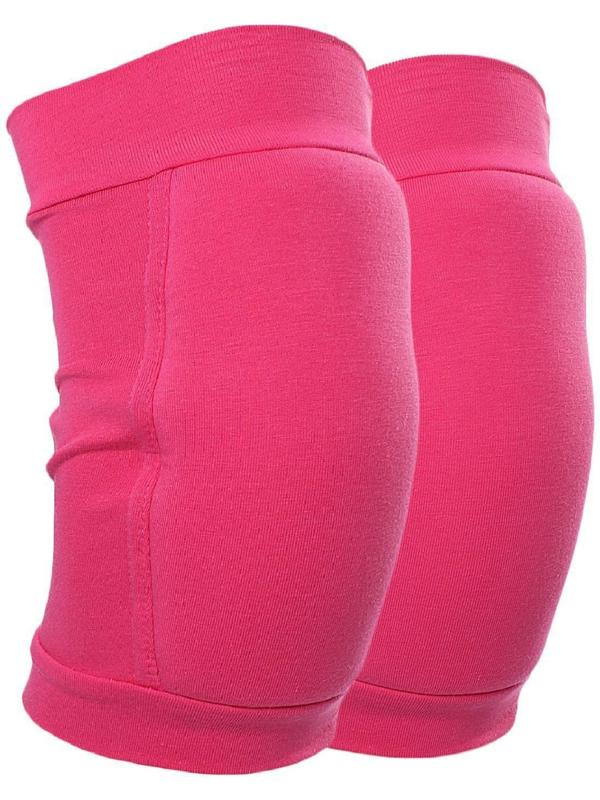 Наколенник для гимнастики и танцев с уплотнителем, размер S, 7-10 лет, цвет фуксия