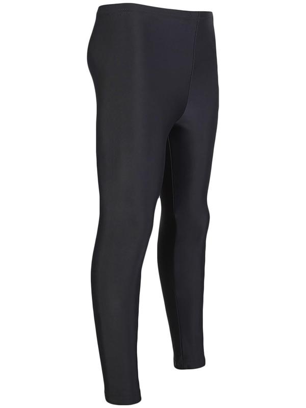 Лосины, лайкра, размер 32, цвет чёрный