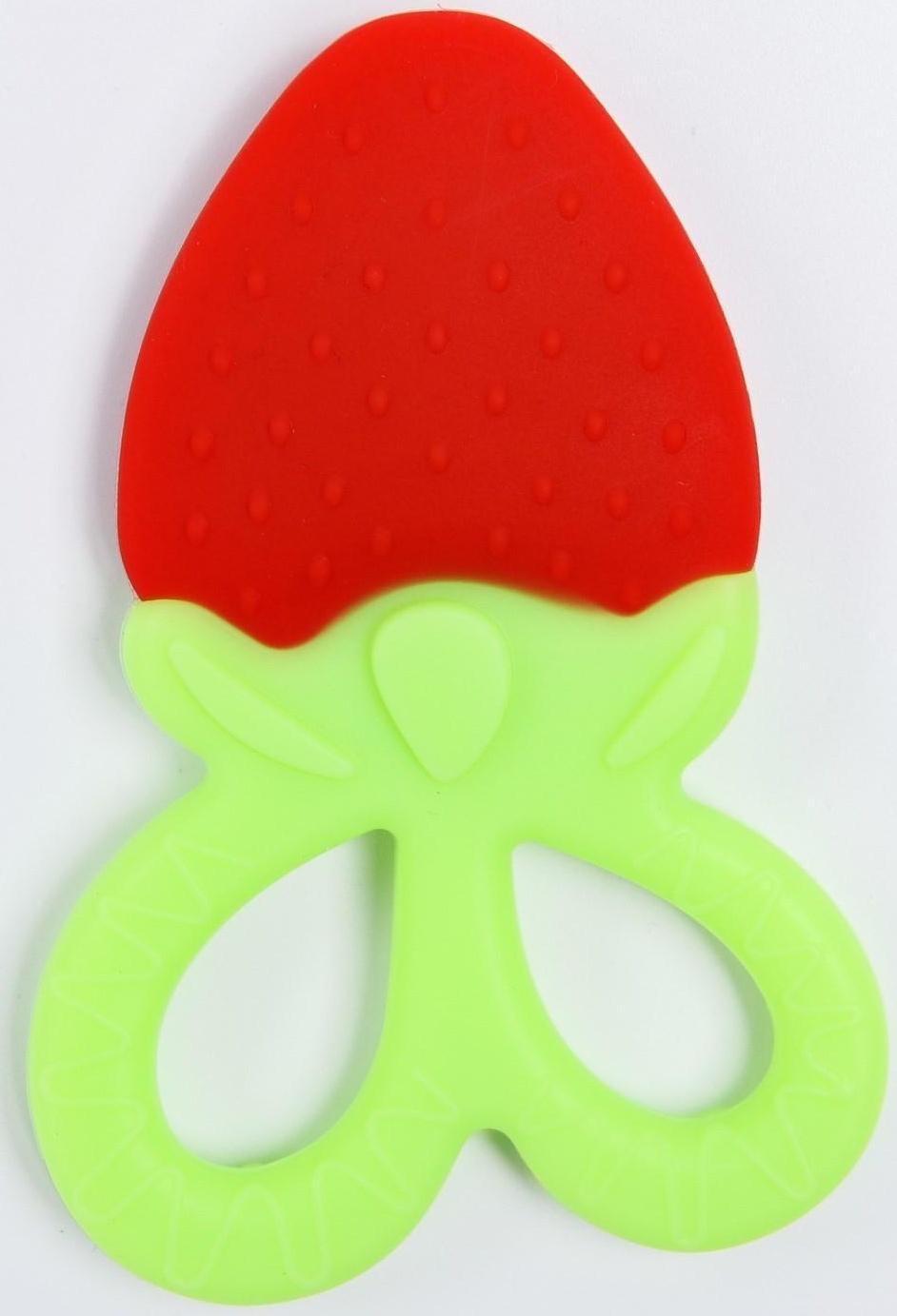 Прорезыватель силиконовый «Клубничка»