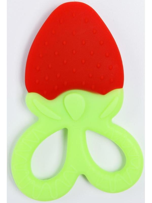 Прорезыватель силиконовый «Клубничка»