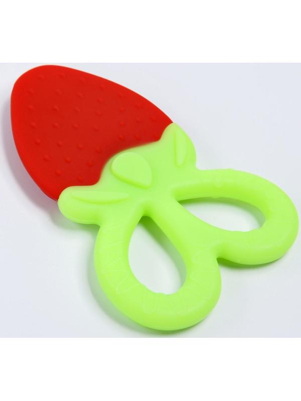 Прорезыватель силиконовый «Клубничка»