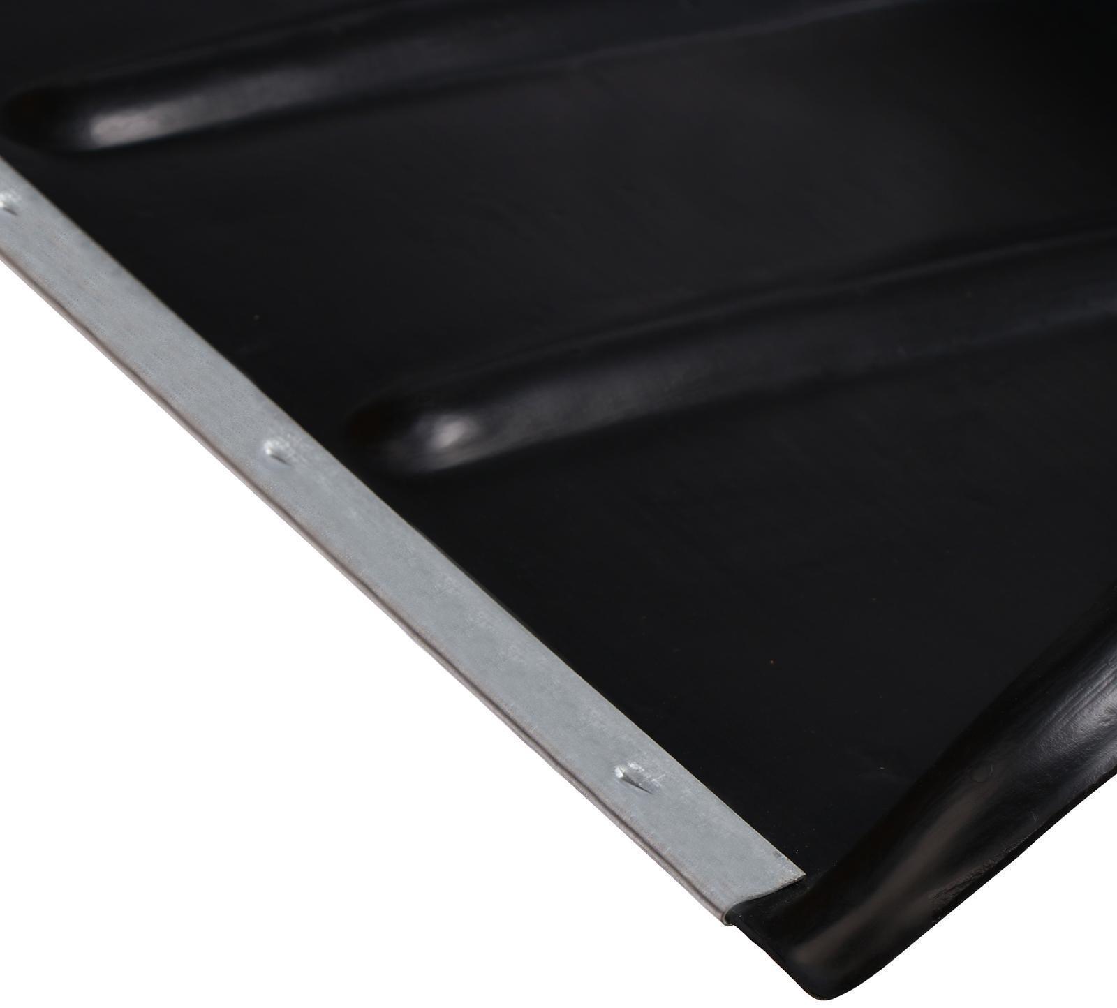 Движок пластиковый, размер ковша 60 × 47 см, металлическая планка, ручка цвет МИКС