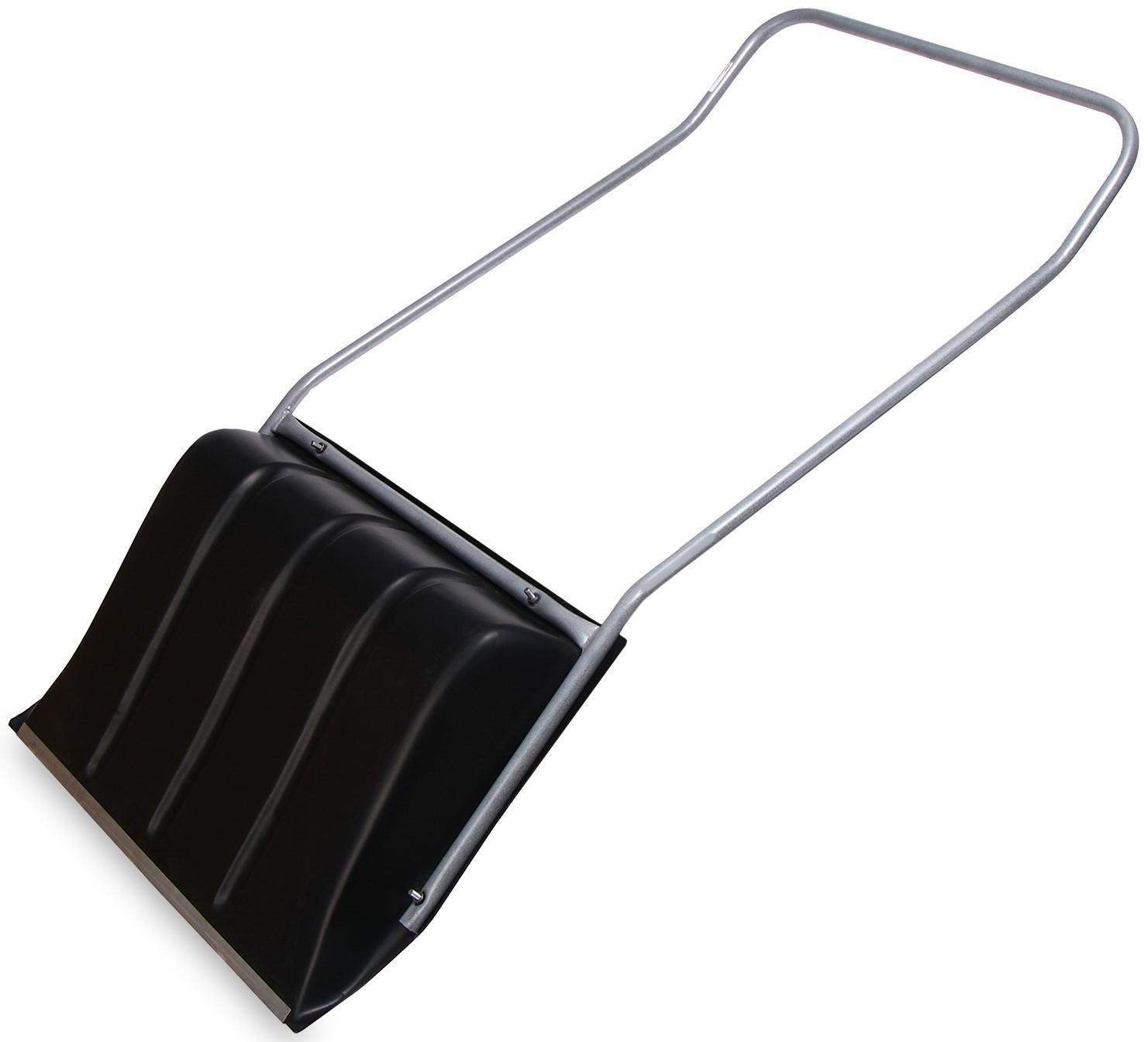 Движок пластиковый, размер ковша 60 × 47 см, металлическая планка, ручка цвет МИКС