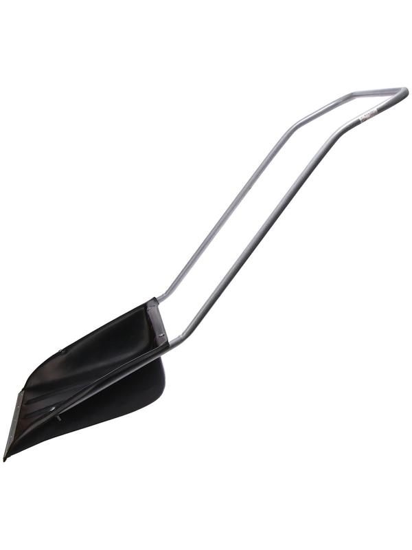 Движок пластиковый, размер ковша 60 × 47 см, металлическая планка, ручка цвет МИКС