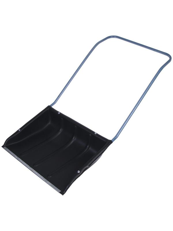 Движок пластиковый, размер ковша 60 × 47 см, металлическая планка, ручка цвет МИКС