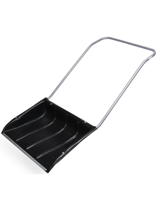 Движок пластиковый, размер ковша 60 × 47 см, металлическая планка, ручка цвет МИКС