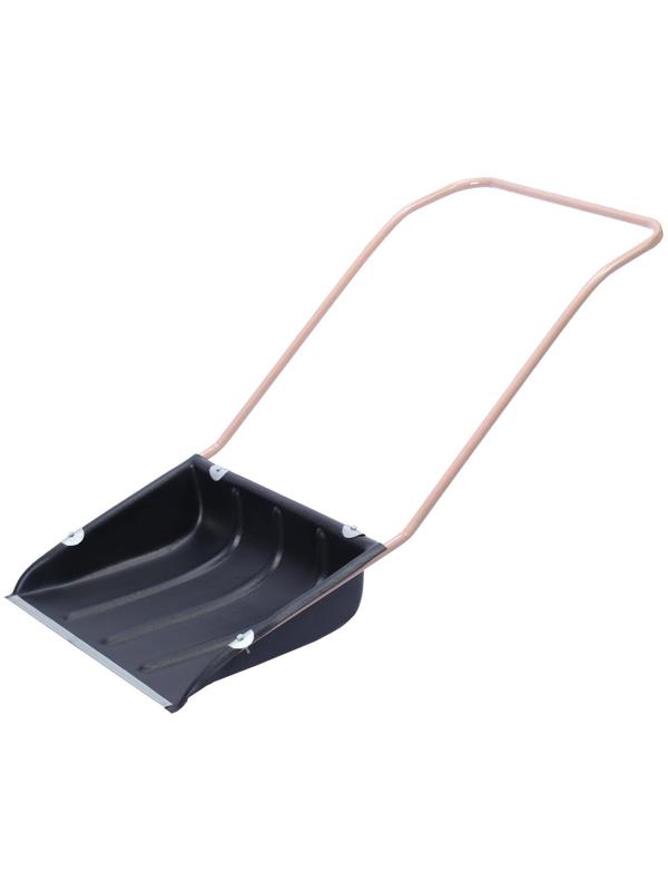 Движок пластиковый, размер ковша 60 × 47 см, металлическая планка, ручка цвет МИКС