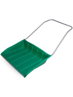 Движок пластиковый, размер ковша 75 × 55 см, металлическая планка, цвет МИКС