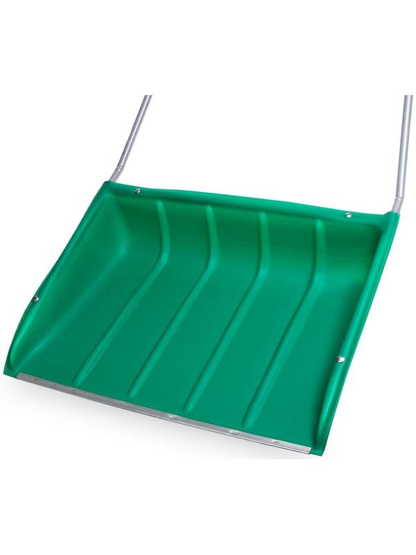 Движок пластиковый, размер ковша 75 × 55 см, металлическая планка, цвет МИКС