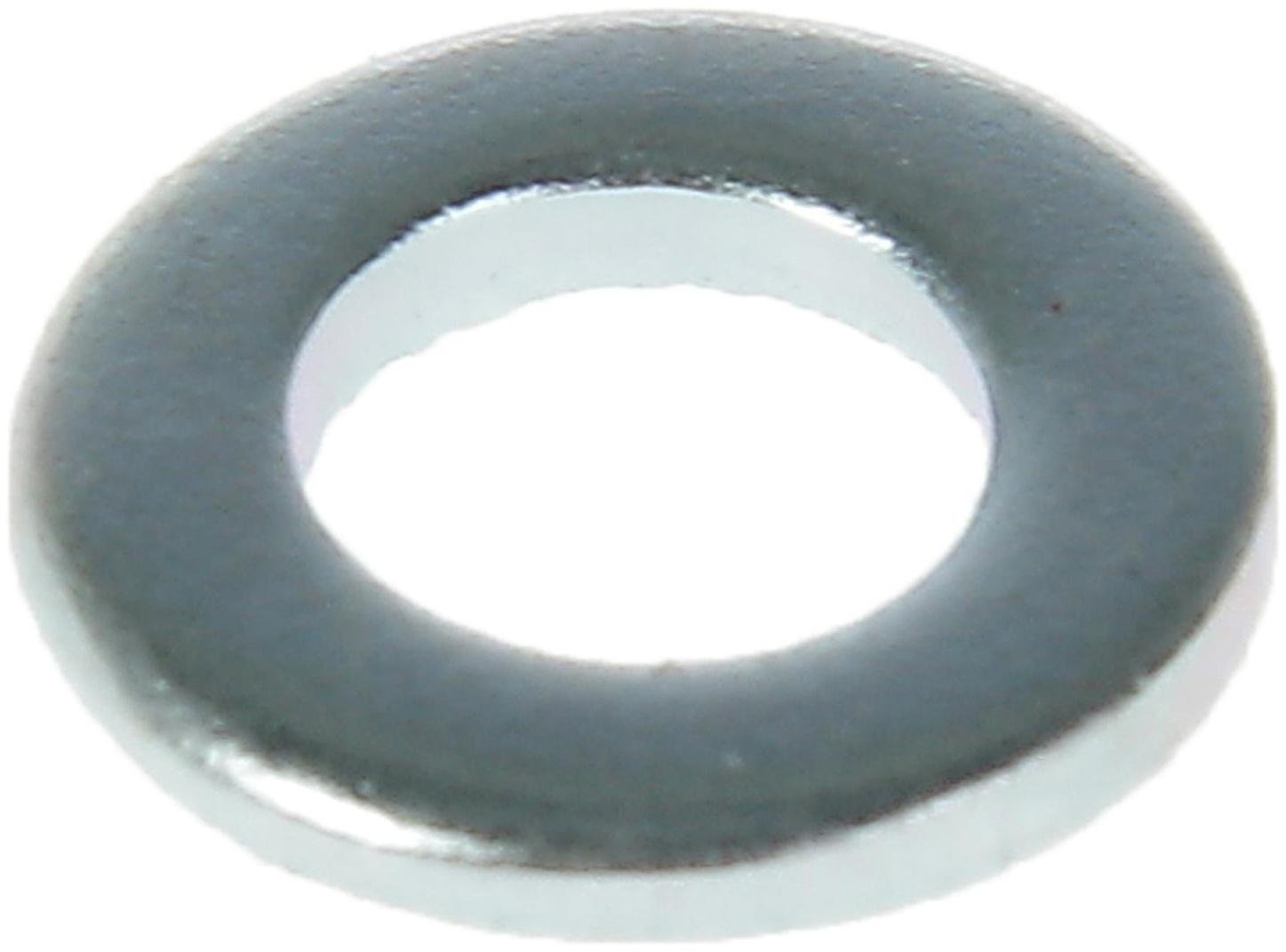 Шайба плоская ТУНДРА krep, DIN125, М6, цинк, 5 кг (5813 шт.)