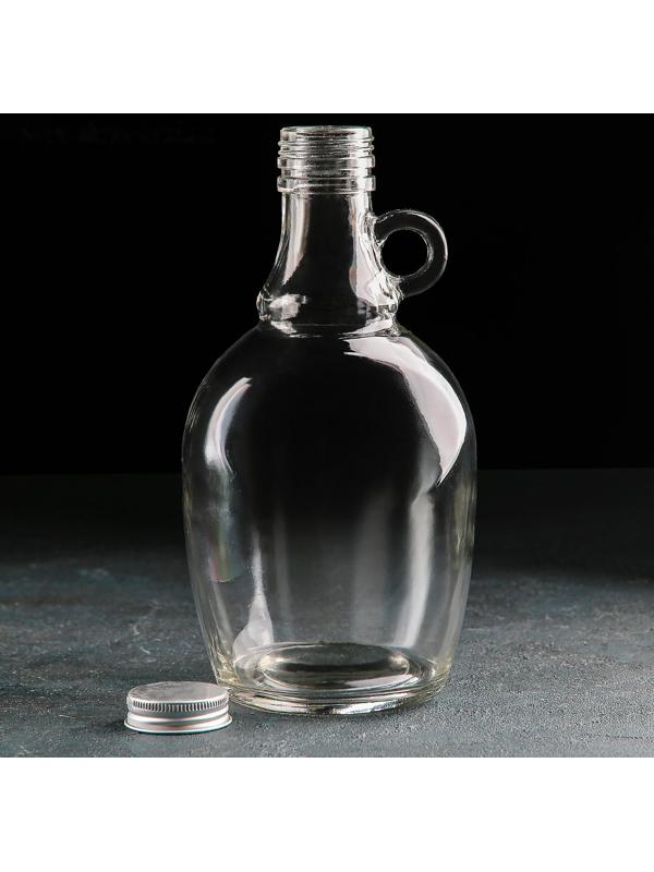 Бутыль стеклянная для вина и масла «Джентльмен», 1,2 л, 11,5×11,5×22,5 см