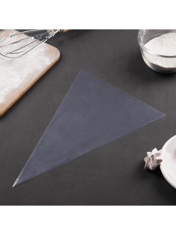 Кондитерские мешки KONFINETTA, 33×19 см, 50 шт, цвет прозрачный