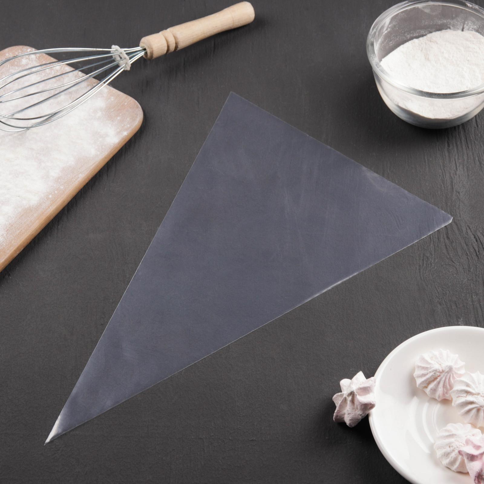 Кондитерские мешки KONFINETTA, 36×20 см, 50 шт, цвет прозрачный