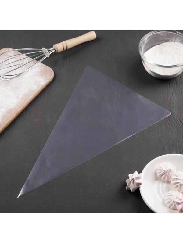 Кондитерские мешки KONFINETTA, 36×20 см, 50 шт, цвет прозрачный