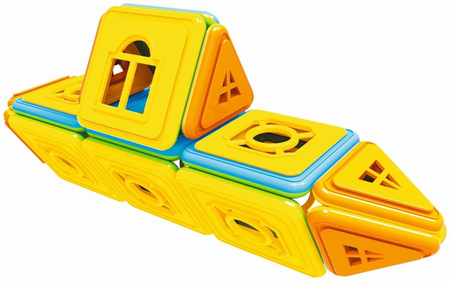 Конструктор магнитный «Замок», 204 детали