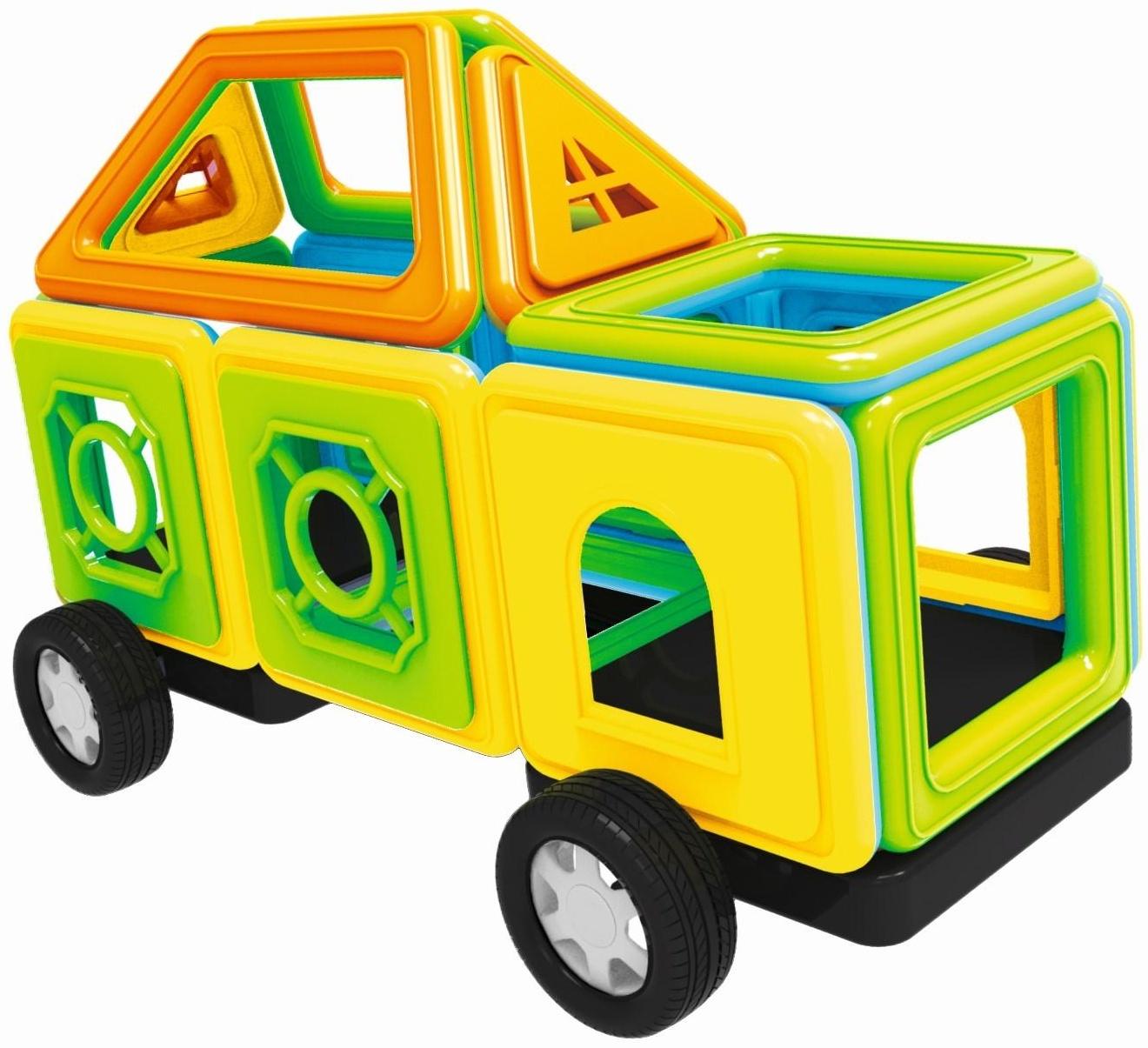 Конструктор магнитный «Замок», 204 детали