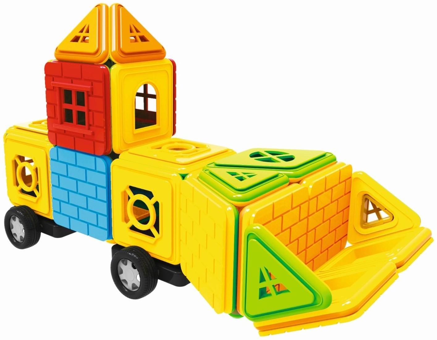 Конструктор магнитный «Замок», 204 детали