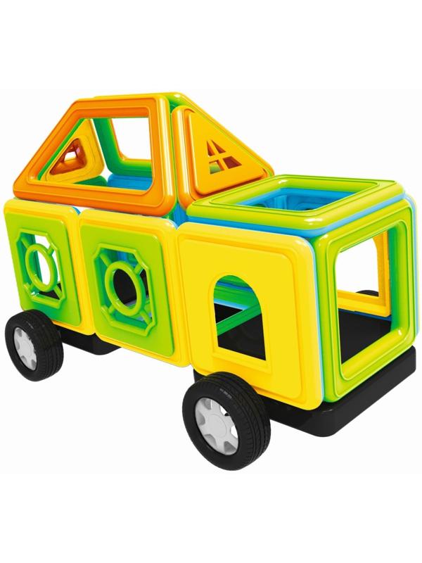 Конструктор магнитный «Замок», 204 детали