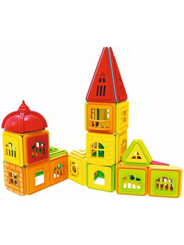 Конструктор магнитный «Замок», 204 детали