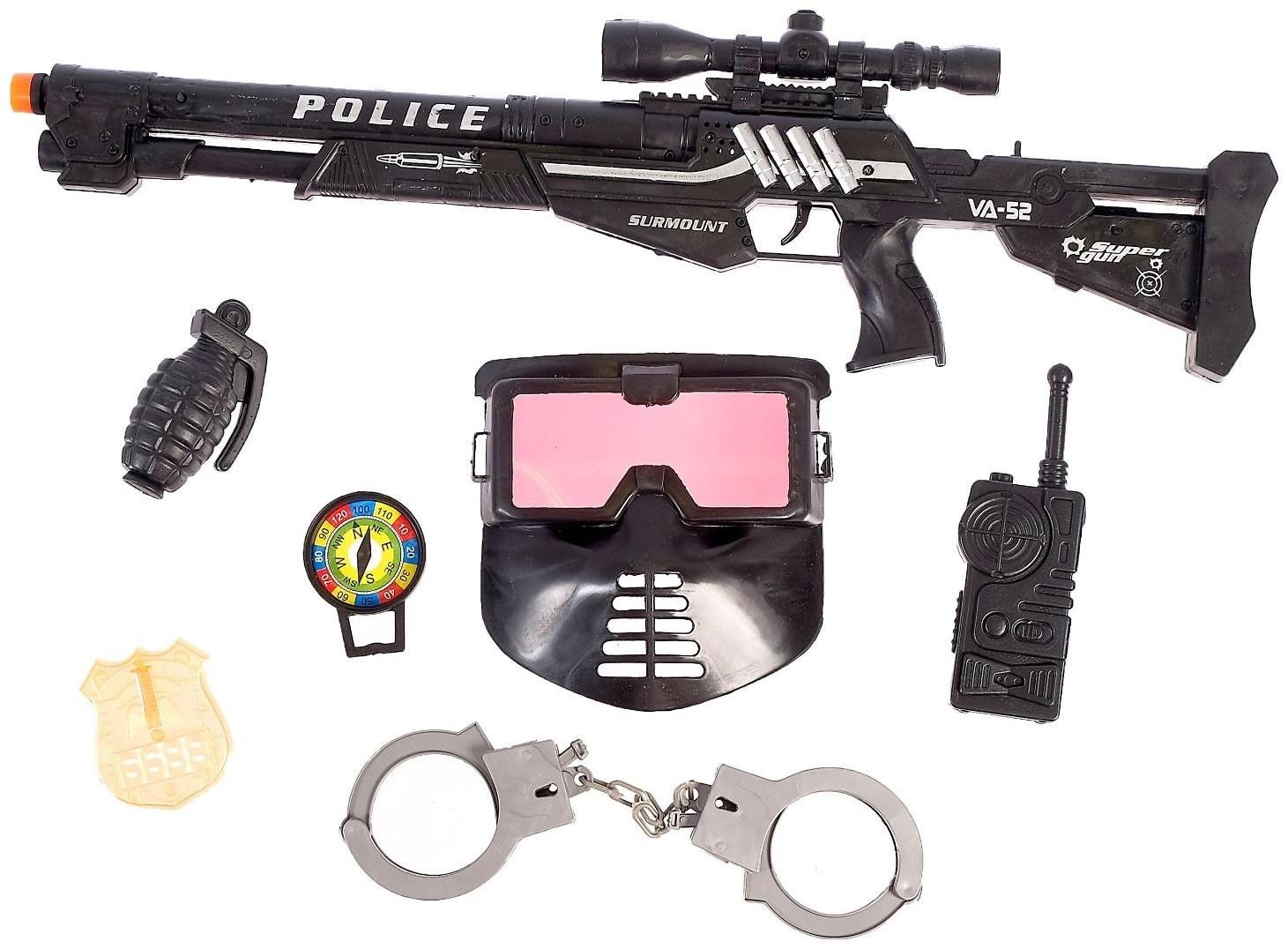 Набор полицейского «Снайпер», 7 предметов