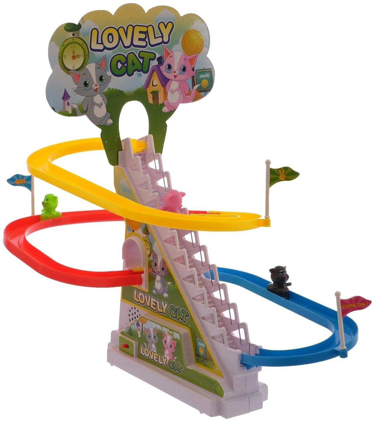 Развивающая игрушка «Котята на лесенке»