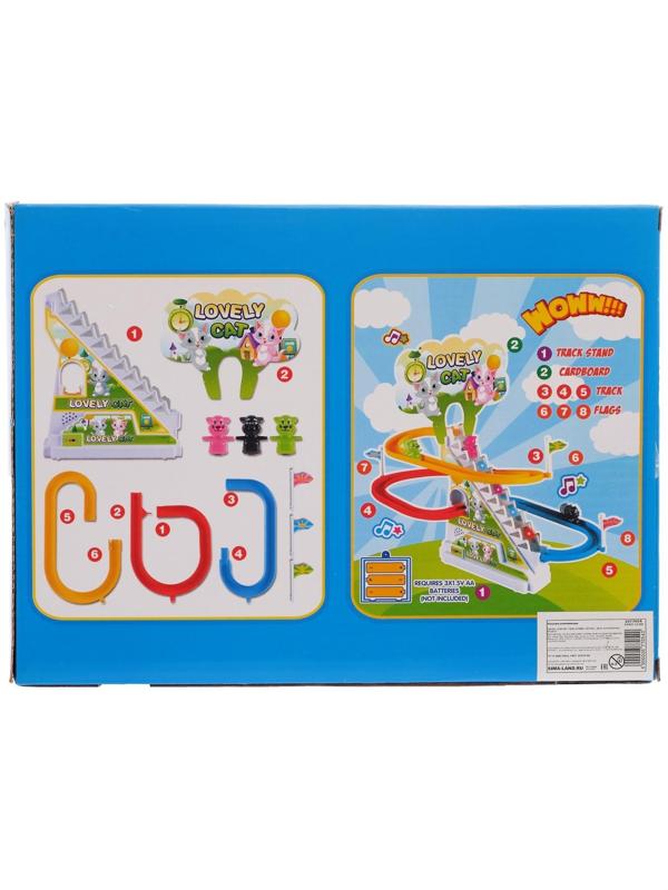 Развивающая игрушка «Котята на лесенке»