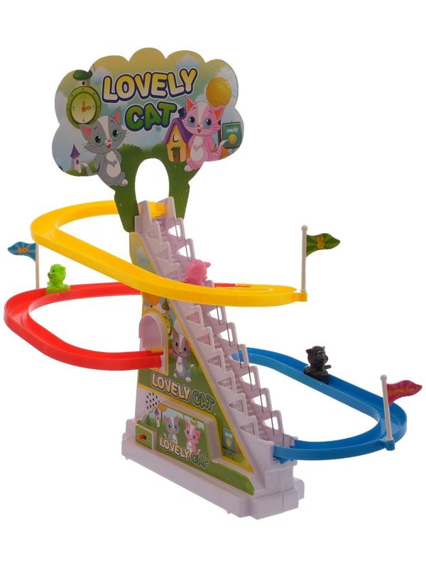 Развивающая игрушка «Котята на лесенке»