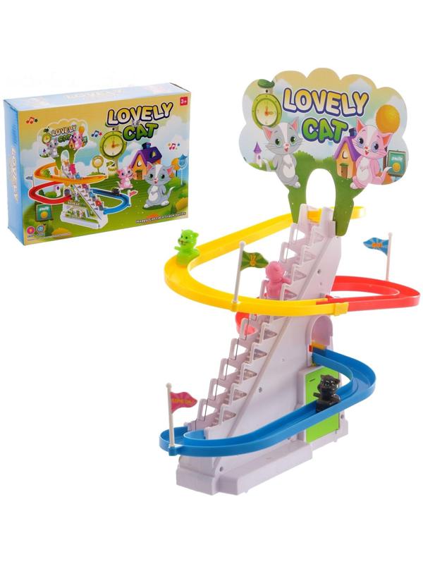 Развивающая игрушка «Котята на лесенке»