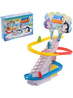 Развивающая игрушка «Пингвинчики на лесенке»