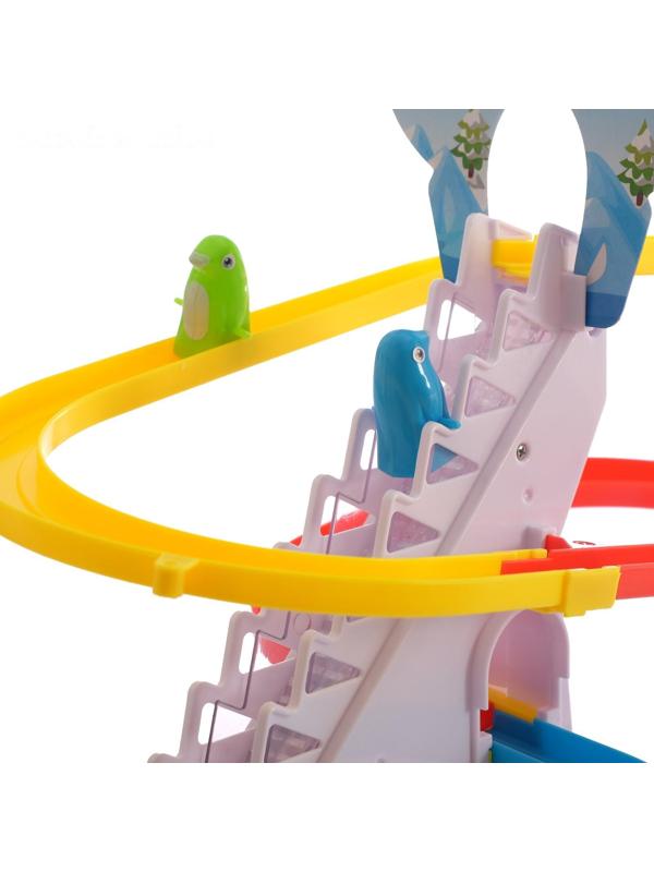 Развивающая игрушка «Пингвинчики на лесенке»