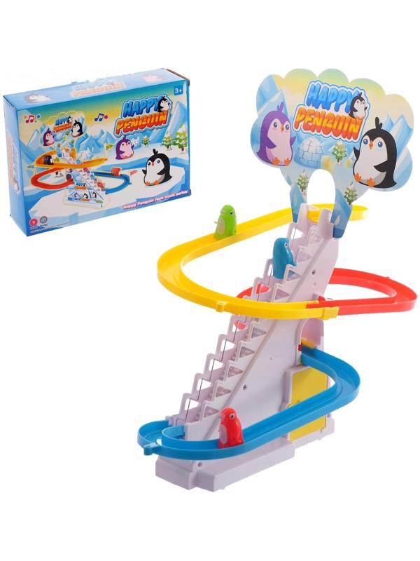 Развивающая игрушка «Пингвинчики на лесенке»