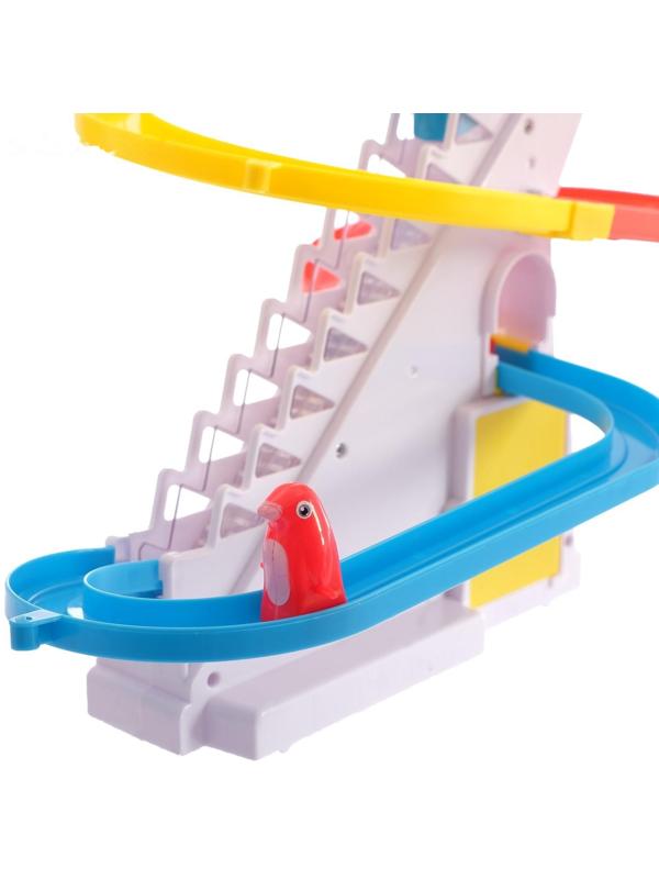 Развивающая игрушка «Пингвинчики на лесенке»