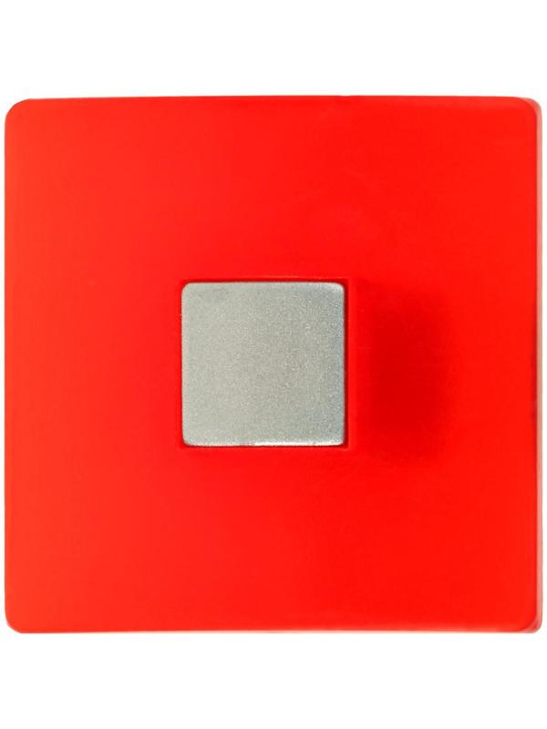 Ручка кнопка PLASTIC 003, пластиковая, красная