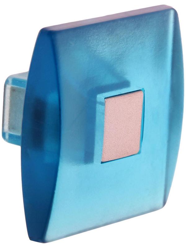 Ручка кнопка PLASTIC 003, пластиковая, синяя