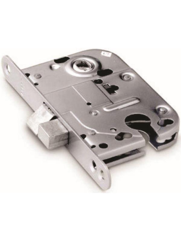 Замок врезной Apecs 6000-CR, б/о, под ц/м, б/ручки, цвет хром