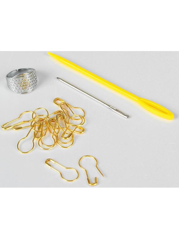 Набор для вязания , 57 предметов, в футляре