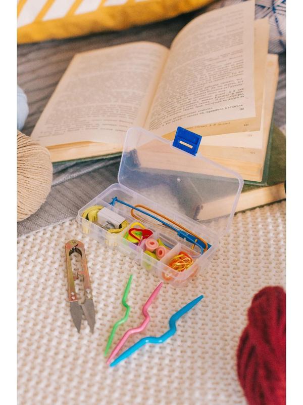 Набор для вязания , 57 предметов, в футляре