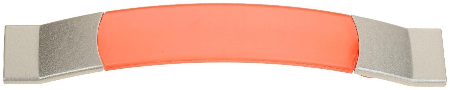 Ручка скоба PLASTIC 005, пластиковая, м/о 96 мм, красная