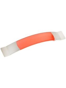 Ручка скоба PLASTIC 005, пластиковая, м/о 96 мм, красная