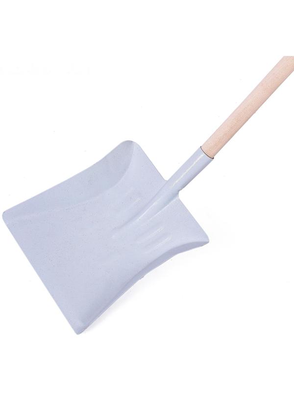 Лопата оцинкованная детская, ковш 215 × 240 мм, с деревянным черенком, цвет МИКС