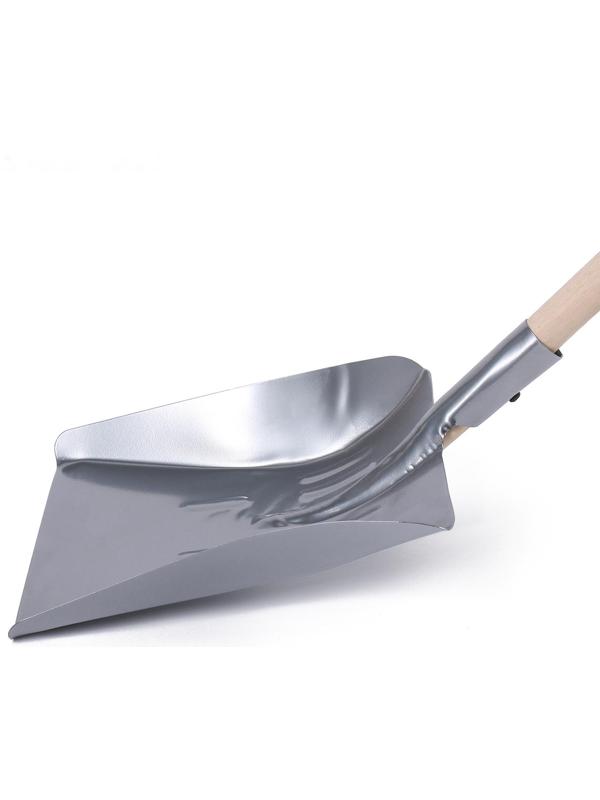 Лопата оцинкованная детская, ковш 215 × 240 мм, с деревянным черенком, цвет МИКС