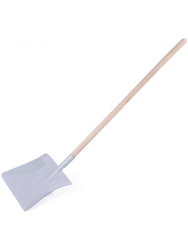 Лопата оцинкованная детская, ковш 215 × 240 мм, с деревянным черенком, цвет МИКС