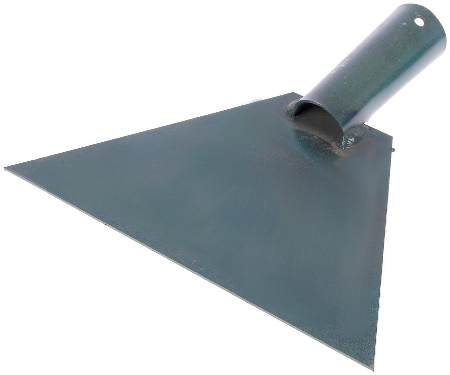 Скребок, ширина 19 см, без черенка, тулейка 30 мм