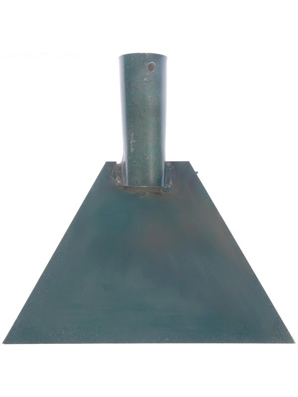 Скребок, ширина 19 см, без черенка, тулейка 30 мм