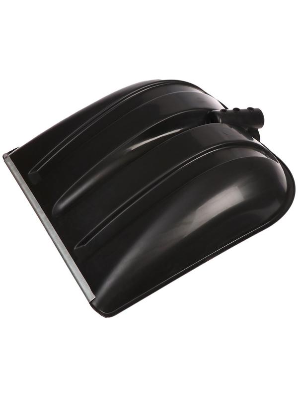 Ковш лопаты пластиковый, 400 × 400 мм, с оцинкованной планкой, тулейка 32 мм